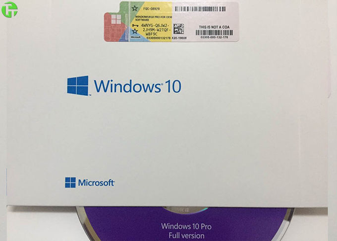 Коробка 2010 профессиональная розничная, подъем Windows 10 офиса Майкрософт пакета Windows 10 профессиональный