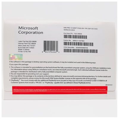 Win 10 Pro OEM Ваш надежный партнер для высокопроизводительного ПК