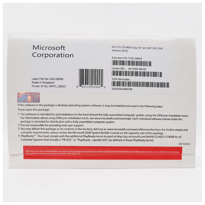 Microsoft Windows 10 Professional OEM Лицензионный ключ Global Digital Download