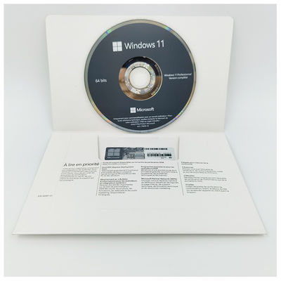 Microsoft Windows 11 Pro Французский OEM DVD Pack Оригинальный 64-битный лицензионный ключ для профессионального использования