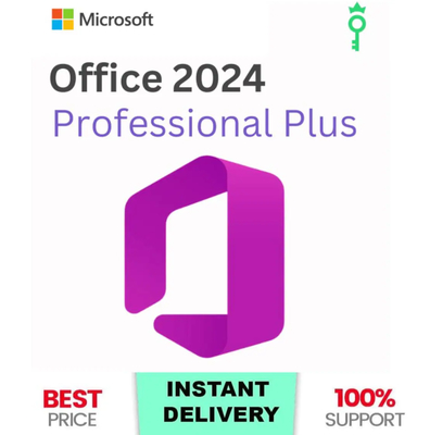 Мгновенная цифровая доставка Microsoft Office 2024 Perpetual License Key