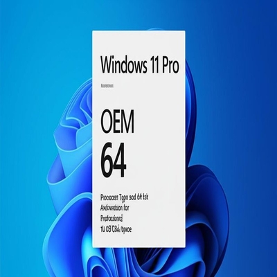 Windows 11 Pro OEM X86 64 Тип процессора и 64-битная архитектура для профессионалов, 16 ГБ дискового пространства