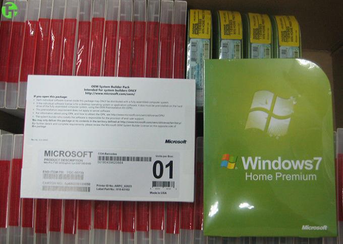 Версия програмного обеспечения Microsoft Windows 7 полная с ключом активации, выигрывает типичную розничную коробку 7