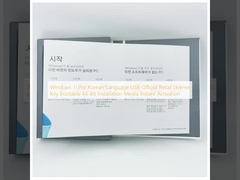 Windows 11 Pro Корейский язык USB Официальный розничный лицензионный ключ Загружаемый 64-битный Установка СМИ Мгновенная активация