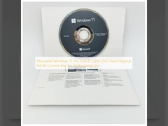 Microsoft Windows 11 Pro Французский OEM DVD Pack Оригинальный 64-битный лицензионный ключ для профессионального использования