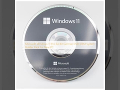 Microsoft Windows 11 Pro 64-битный немецкий DVD OEM System Builder Pack для нового ПК