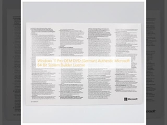 Windows 11 Pro OEM DVD (Немецкий) Подлинная лицензия Microsoft для сборщиков систем 64-разрядная