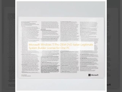 Microsoft Windows 11 Pro OEM DVD Итальянская законная лицензия разработчика системы для одного ПК